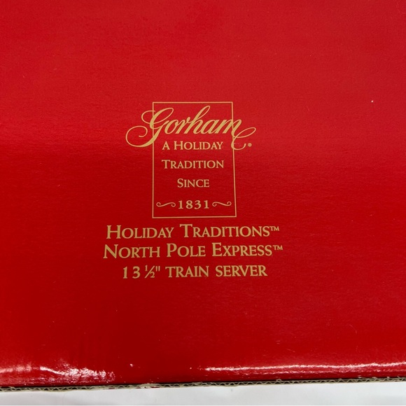 Gorham North Pole Express Train Server - Picture 2 of 10